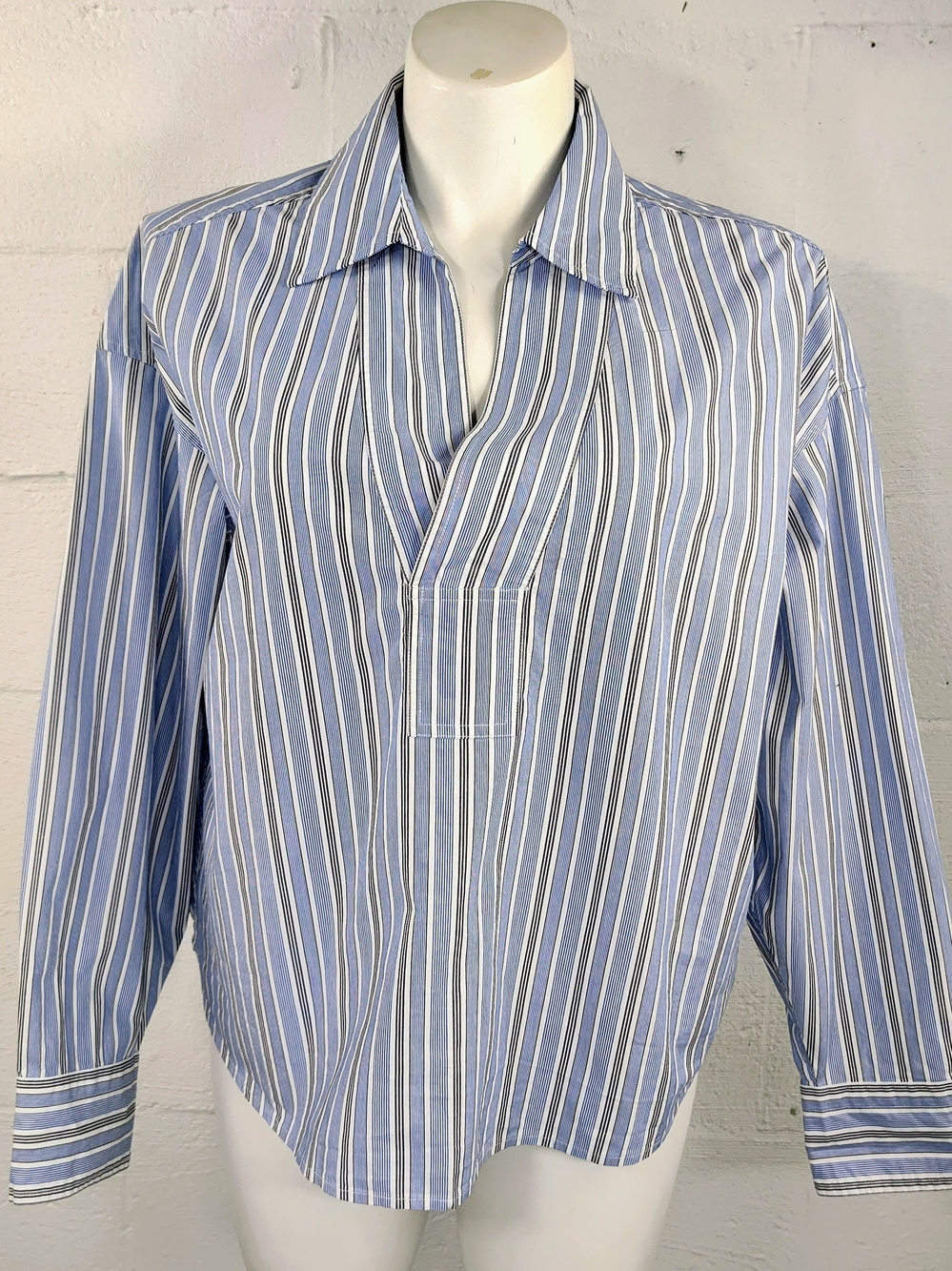 J. Crew V-Neck Popover Shirt